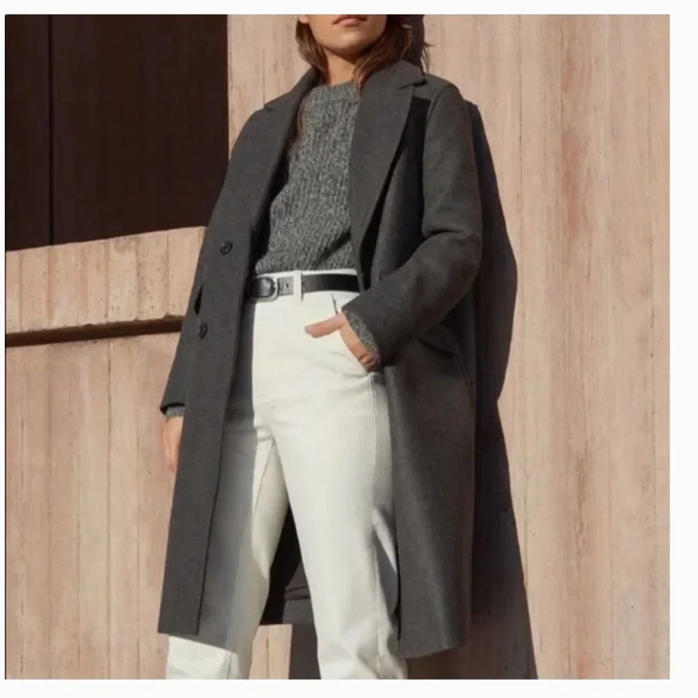 Everlane The Italian ReWool Overcoat NWT 4